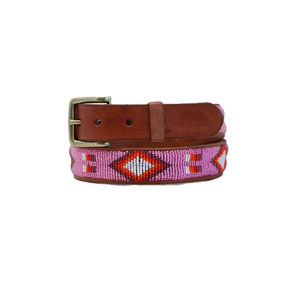 Ceintures de luxe en coton brodé, faites à la main, avec perles, motifs de perles de rocaille, tailles et couleurs personnalisables, logo personnalisé - Product Image 6