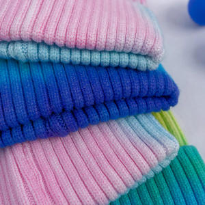 Tie-dyed Bows Beach Winter <b>Beanie</b> <b>Slouch</b> Hat Knitted Custom Design Unisex Adults - Product Image 6
