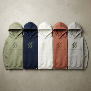Ensemble sweat à capuche et pantalon de survêtement vintage épais et respirant en coton technique, grande taille, personnalisé avec logo, pour l'hiver, style streetwear, vente en gros - Product Image 4