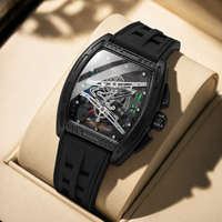 Montre pour homme Relogio Masculino, montre à quartz de luxe pour homme, boîtier en plastique, style rétro tendance, montre pour homme