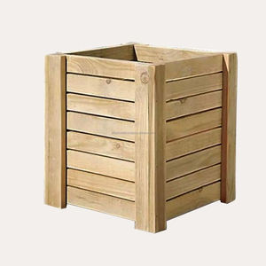 Vases en bois faits à la main au design moderne Décoration de salon de table très vendue Décorations pour la maison Jardinière de fleurs - Product Image 4