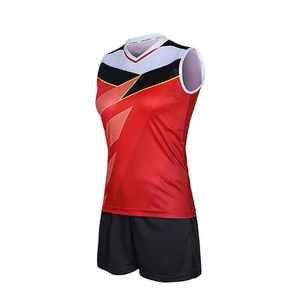 Ensemble d'uniformes de volley-ball sur mesure de qualité supérieure, production en usine, nouveau design, uniformes de volley-ball personnalisés - Product Image 1