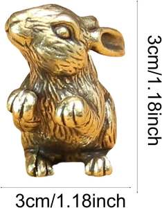Escultura de Leopardo de Latón Hecha a Mano, Figura de Guepardo Sentado, Estatua de Animal Articulada, Decoración para el Hogar, Adorno de Escritorio, Regalo Personalizable - Product Image 3