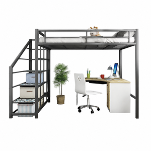 Adult Capsule School Student Dorm <b>Bunk</b> <b>Bed</b> Hostel Steel Modern Strong Metal Bedroom Furniture Manufacture Iron Powder Coating - Product Image 3