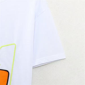 เสื้อผ้าผู้หญิงสำหรับฤดูร้อน ผลิตจากผ้าฝ้าย/โพลีเอสเตอร์ เป็นมิตรต่อสิ่งแวดล้อม ระบายอากาศได้ดี แห้งเร็ว ไม่ยับง่าย สวมใส่สบาย คอกลม แขนสั้น ทรงเข้ารูป ลายถัก - Product Image 6