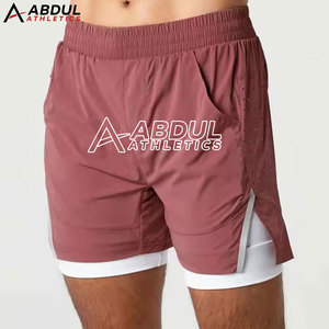 Shorts de sport pour homme en tissu doux, conçus pour la gym, la course à pied, l'entraînement et les activités sportives décontractées, offrant un confort maximal. - Product Image 2