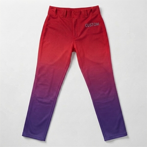 Pantalon de baseball et softball personnalisé avec logo, haute qualité, triple couronne, ourlet ouvert, pour adultes et jeunes - Product Image 1