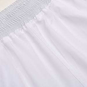 Pantalon extérieur tricoté blanc en gros, taille élastique, longueur intégrale, rembourré, pour adulte - Product Image 4