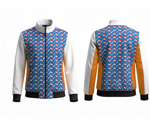 <b>Men</b>’s Custom Full Sublimation <b>Track</b> <b>Jacket</b> Running and Fitness Wear Warm Breathable Quick Dry | Sizes <b>Men</b> Women Youth - Product Image 5