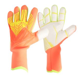 Gants de gardien de but de football professionnels de haute qualité en PU et latex, antidérapants, respirants, avec fermeture à lacets, pour jeunes et adultes, pour l'extérieur - Product Image 3