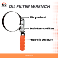 Vente directe fabricant YUFANCHENG OEM Clé à filtre à huile en fer Modèle 3005 Pivotante de précision de qualité industrielle