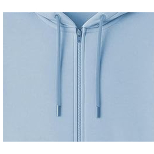 Sweat-shirts à capuche zippés épais pour hommes, fermeture éclair bidirectionnelle, coupe oversize, unis, personnalisables avec OEM - Product Image 3