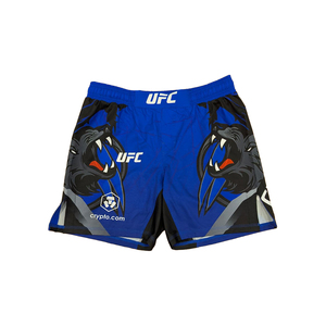 UFC Men's MMA Fight Kit Blue Sublimation Print T-Shirt and <b>Shorts</b> Set Quick Dry <b>Polyester</b> Mixed Martial Arts Wear Spandex BJJ - Product Image 3