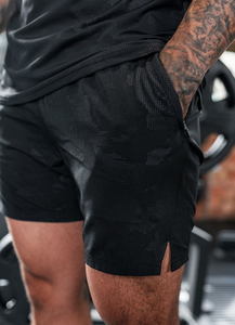 Shorts de sport décontractés pour hommes, longueur genou, été-automne, séchage rapide, respirants, écologiques, avec cordon de serrage, confortables, couleur unie, service OEM - Product Image 6
