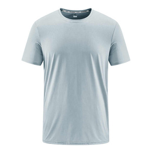 Camiseta Blanca de Manga Corta para Hombre, Cuello Redondo, Corte Regular, Transpirable, de Algodón Jersey, Estilo Casual, Color Sólido - Product Image 2