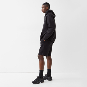Conjunto de Sudadera con Capucha y Pantalones Cortos para Hombre 2025, Diseño de Contraste de Color, 2 Piezas, Ropa Urbana Personalizada, Transpirable, Servicio OEM - Product Image 4
