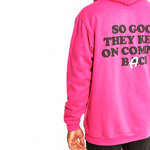 Men's Hooded Fleece Sweatshirt Oversized <b>Back</b> Print Casual Autumn Wear - Product Image 2