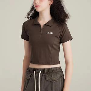 เสื้อโปโลผู้หญิงแบบซับลิเมชั่น เสื้อโปโลผู้หญิงแบบ Private Label เสื้อโปโลผู้หญิงแบบ OEM ODM จากผู้ผลิต - Product Image 6