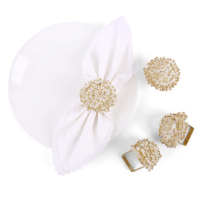 Anillos Decorativos para Servilletas, Hebillas para Servilletas para Decoración de Mesa, Bodas, Navidad, Fáciles de Limpiar, Duraderos y Versátiles de Madera - Product Image 2