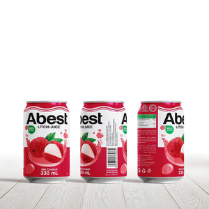 Bebidas de Jugo de Lichi de 330 ml, Certificación HALAL, Fabricante A&B, Bebidas Naturales con Azúcar Natural, Jugo de Lichi en Vietnam, ODM/OEM - Product Image 4
