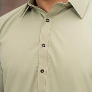 <b>Men</b> Traditional Long <b>Kurta</b> Shalwar Kameez Soft Premium Fabric Comfortable Outfit For Daily And Formal Wear - Product Image 5