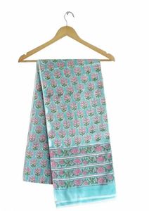 Dupatta étnica india de algodón, ropa tradicional, tamaño 250x120cm, para moda diaria a precio de mayoreo por exportador de dupattas - Product Image 2