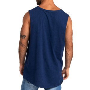 Gym Clothing Wholesale Bodybuilding <b>Singlets</b> <b>For</b> <b>Men</b> Fitness Wear Solid Color Custom Size <b>Men</b> <b>Singlets</b> - Product Image 3