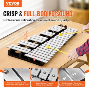 Set professionale di xilofono Glockenspiel a 30 Note con bacchette per il trasporto di bacchette borsa per adulti giocattolo strumento musicale - Product Image 2