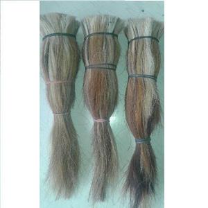Mechones de Pelo de Cola de Búfalo Hechos a Mano, Color Negro Natural, Material Rústico para Decoración del Hogar y Manualidades - Product Image 1