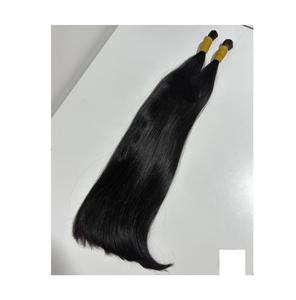 Cabello Humano Virgen Brasileño Remy Natural Liso y Ondulado con Cutícula Alineada Sin Procesar 100g - Product Image 1