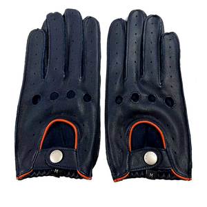 Gants de conduite en cuir souple pour hommes et femmes, durables, confortables, respirants, élégants, protection des mains pour la conduite - Product Image 1