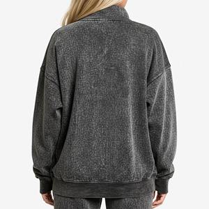 Sudadera con Capucha Casual de Algodón Ecológico para Mujer, Talla Grande, Estilo Oversize, Estampada, para Otoño e Invierno - Product Image 4