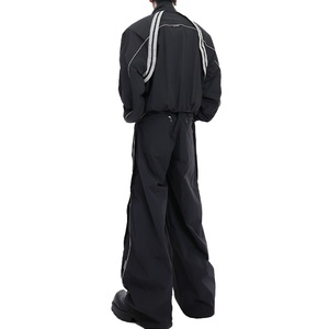 Survêtement coupe-vent pour homme de qualité supérieure, tissu respirant, ensemble jogging sportif avec sweat à capuche et pantalon, grandes tailles, streetwear décontracté, OEM - Product Image 5