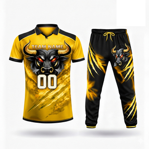 Light Weight Sports Wear for Adults Latest Design 100% Polyester Jersey and Pant Set Anti-Bacterial Winter Customizable - Product Image 6