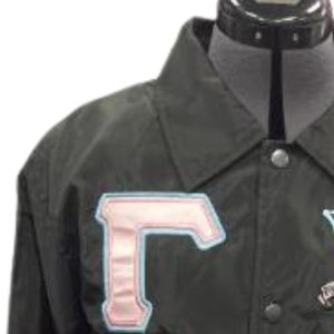 Chaqueta Negra Personalizada Sigma Gamma Rho para Mujer, Chaqueta Ligera con Cierre para Hermandad Griega, Ropa Casual de Calle con Logotipo Personalizado - Product Image 5