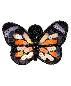 ต่างหูโบฮีเมียนแบบห้อยประดับด้วยงานปักมือ ลายถ้วยชา ดีไซน์ลูกปัด แรงบันดาลใจจากอินเดีย ลายดอกไม้หลากสี - Product Image 5