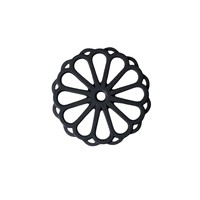 Sous-plat rond moderne en fer, résistant à la chaleur, écologique, fait main, pour la cuisine et la maison, protection décorative de table pour casseroles et poêles (vente en gros)
