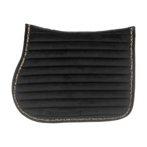 Ensemble complet de tapis de selle comprenant un tapis de selle, un bâton de brossage, des protège-oreilles, un protège-mouches et une bride assortie, tapis de selle équestres. - Product Image 4