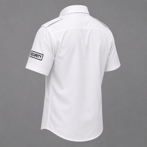 Polo d'été en coton à manches courtes boutonné pour homme - Uniforme <span class=keywords><strong>de</strong></span> sécurité - Product Image 4