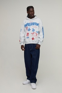 Sweat-shirt à capuche personnalisé pour homme OEM DTF, imprimé avec un motif graphique, streetwear décontracté à manches longues pour homme - Product Image 6