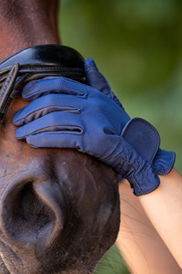 Gants d'équitation en cuir de qualité supérieure, durables, antidérapants et respirants pour cavaliers - Product Image 3