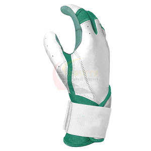 Gants de baseball blancs et noirs respirants pour l'entraînement sportif, pour droitiers, motif uni - Product Image 6