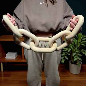 Chaîne murale en bois grande taille, artisanat indien, écologique - vente en gros, luxe, nouveauté - Product Image 1