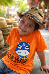 100% Eco Friendly Natural Grass <b>Straw</b> Cowboy <b>Hat</b> Beach <b>Hat</b> Travel Custom Design Logo Ribbon Hand Embroidery Fishing Vietnam - Product Image 6