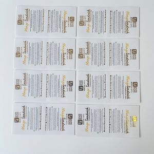Custom Printed Adhesive Paper <b>Stickers</b> Anti-Counterfeit Features Sharp Designs Durable Finishes for <b>Branding</b> Packaging Events - Product Image 1