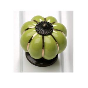 Tiradores de cajón redondos de cerámica esmaltada moderna y perillas de gabinete para armario, cocina, tocador y sala de estar - Product Image 5