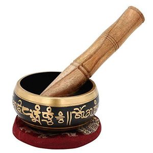 Bol chantant en laiton de fabrication artisanale, instrument de méditation pour le yoga, la thérapie sonore, la guérison, la relaxation et la pratique spirituelle - Product Image 3