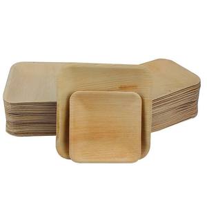 Wholesale Organic Areca Palm <b>Plates</b> with <b>Disposable</b> Food Serving <b>Plates</b> for BBQ Picnics Camping Family Gatherings and Daily Use - Product Image 3