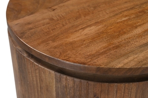 Mueble de Almacenamiento Clásico Moderno de 2 Puertas en Madera de Mango para Sala de Estar - Product Image 5