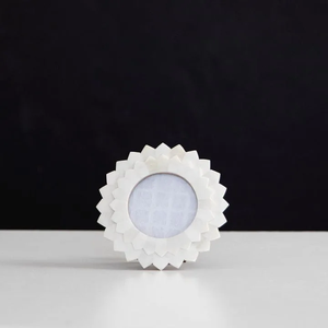 Custom Eco-Friendly Bone Inlay Resin Mother of Pearl <b>Round</b> Photo <b>Frame</b> Top Design Tabletop Decoration - Product Image 4